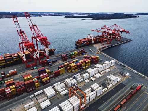 中国浙江-宁波到英国独立冷藏集装箱全封闭海运通道