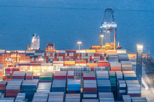 中国江西-南昌到荷兰冷藏船整舱运输专属货轮路径