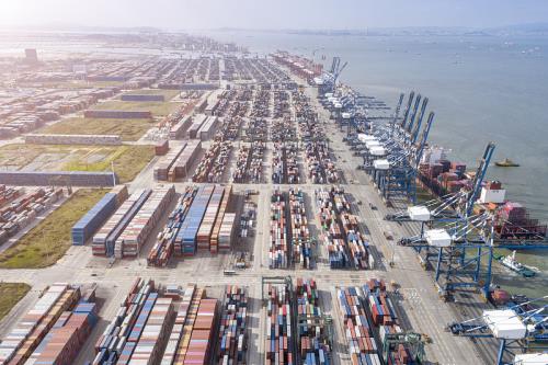 中国上海到俄罗斯集装箱船运输货轮专线