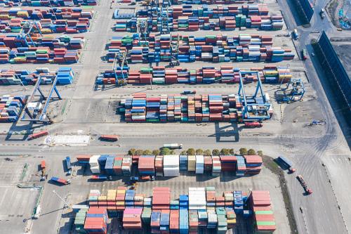 中国福建-厦门到西班牙集装箱船运输高速海运走廊